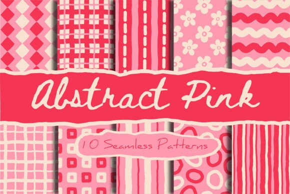 Abstract Pink Seamless Patterns Papers
