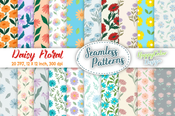 Daisy Floral Seamless Patterns: A Strategic Tool for Creative Expression