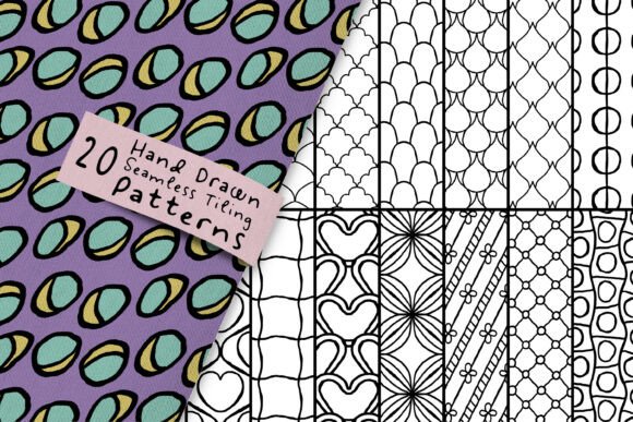Perfectly Imperfect Seamless Patterns: A Natural Touch for Creative Projects