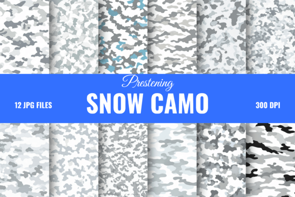 Seamless Snow Military Camo Patterns: A Tactical Style Solution