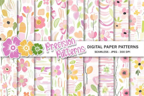 Spring Pastel Pink Floral Patterns: A Versatile Design Element for Modern Creativity